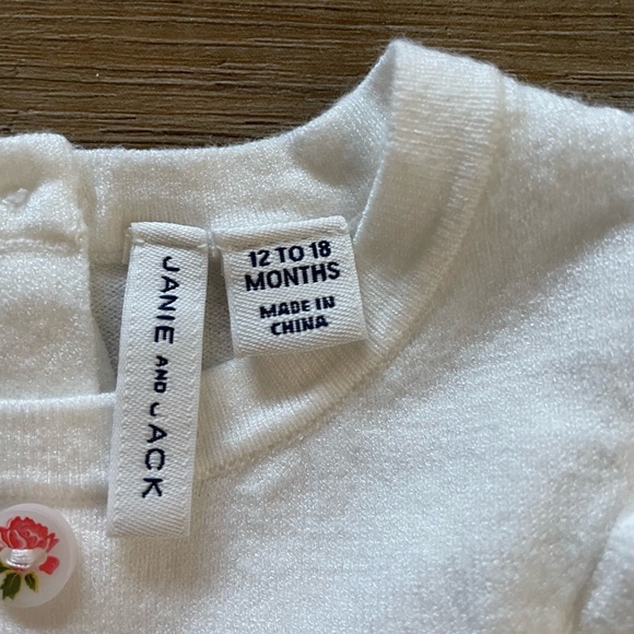 Janie & Jack sweet little dress, sized 12-18 months. Only WORN ONCE! - Picture 2 of 4